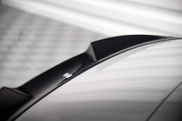 3D Heck Spoiler Aufsatz Abrisskante für Bentley Continental GT Mk3 schwarz Hochglanz