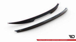 3D Heck Spoiler Aufsatz Abrisskante passend für Bentley Continental Convertible GT Mk3 schwarz Hochglanz