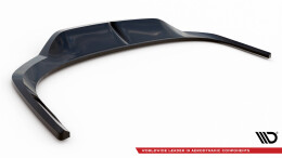 Mittlerer Cup Diffusor Heck Ansatz DTM Look passend für Bentley Continental GT Coupe Mk3 schwarz Hochglanz