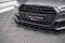 Street Pro Cup Spoilerlippe Front Ansatz passend für Audi S3 Sportback 8V Facelift SCHWARZ