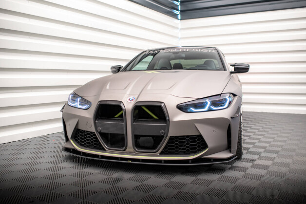 Street Pro Cup Spoilerlippe Front Ansatz passend für BMW M4 G82 SCHWARZ