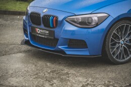 Street Pro Cup Spoilerlippe Front Ansatz passend für BMW M135i F20 SCHWARZ