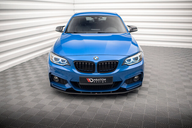 Street Pro Cup Spoilerlippe Front Ansatz passend für BMW 2 M-Paket F22 SCHWARZ
