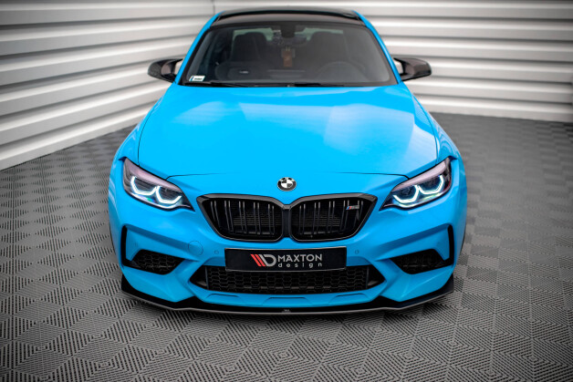 Street Pro Cup Spoilerlippe Front Ansatz passend für BMW M2 F87 SCHWARZ