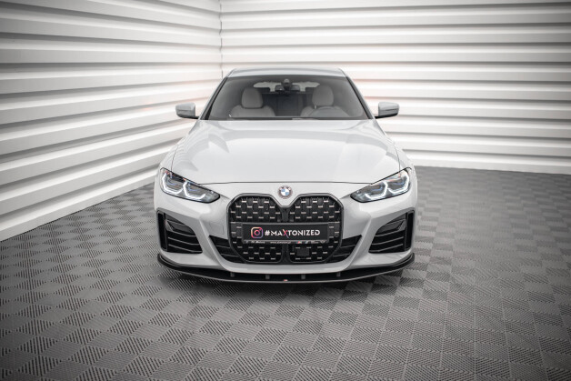 Street Pro Cup Spoilerlippe Front Ansatz passend für BMW 4er Gran Coupe M-Paket G26 SCHWARZ