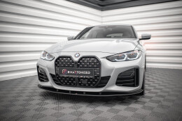 Street Pro Cup Spoilerlippe Front Ansatz passend für BMW 4er Gran Coupe M-Paket G26 SCHWARZ