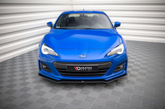 Street Pro Cup Spoilerlippe Front Ansatz passend für Subaru BRZ Mk1 Facelift SCHWARZ