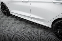 Sport Seitenschweller Ansatz Cup Leisten V.2 passend für Ford Fiesta Mk8 ST / ST-Line schwarz Hochglanz