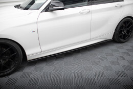 Street Pro Seitenschweller Ansatz Cup Leisten V.2 passend für BMW 1er F20 M135i / M140i / M-Paket SCHWARZ
