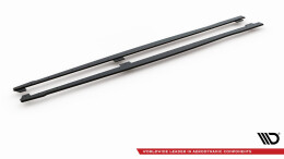 Street Pro Seitenschweller Ansatz Cup Leisten V.2 passend für BMW 1er F20 M135i / M140i / M-Paket SCHWARZ