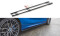 Robuste Racing Seitenschweller Ansatz Cup Leisten für BMW 1er F21 M135i / M140i / M-Paket SCHWARZ