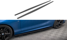 Street Pro Seitenschweller Ansatz Cup Leisten passend für BMW 2 M-Paket F22 SCHWARZ