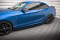 Street Pro Seitenschweller Ansatz Cup Leisten für BMW 2 M-Paket F22 SCHWARZ