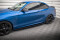 Street Pro Seitenschweller Ansatz Cup Leisten passend für BMW 2 M-Paket F22 SCHWARZ