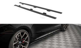 Street Pro Seitenschweller Ansatz Cup Leisten passend für BMW 4er M-Paket G22 SCHWARZ