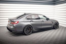 Street Pro Seitenschweller Ansatz Cup Leisten passend für BMW M3 G80 SCHWARZ