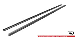 Street Pro Seitenschweller Ansatz Cup Leisten passend für BMW 4er Gran Coupe M-Paket G26 SCHWARZ
