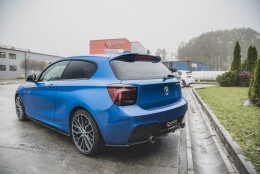 Street Pro Heck Ansatz Flaps Diffusor passend für BMW M135i F20 SCHWARZ
