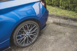 Street Pro Heck Ansatz Flaps Diffusor passend für BMW M135i F20 SCHWARZ