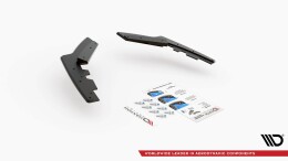 Street Pro Heck Ansatz Flaps Diffusor passend für BMW M135i F20 SCHWARZ