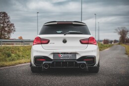 Street Pro Heckschürze Heck Ansatz Diffusor V.4 passend für BMW M140i SCHWARZ
