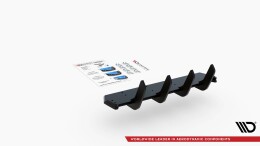 Street Pro Heckschürze Heck Ansatz Diffusor V.4 passend für BMW M140i SCHWARZ