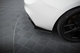 Street Pro Heck Ansatz Flaps Diffusor V.2 passend für BMW 1er F20 M-Paket Facelift / M140i SCHWARZ