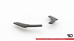 Street Pro Heck Ansatz Flaps Diffusor V.2 passend für BMW 1er F20 M-Paket Facelift / M140i SCHWARZ