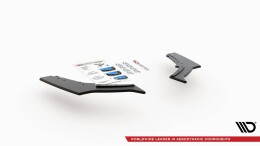 Street Pro Heck Ansatz Flaps Diffusor V.3 passend für BMW 1er F20 M-Paket Facelift / M140i SCHWARZ