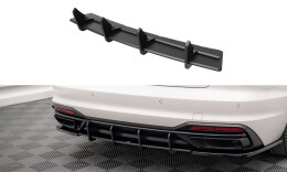 Street Pro Heckschürze Heck Ansatz Diffusor passend für Audi A4 B9 Facelift SCHWARZ