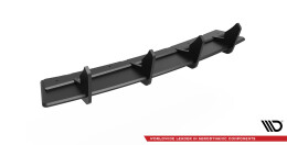 Street Pro Heckschürze Heck Ansatz Diffusor passend für Audi A4 B9 Facelift SCHWARZ