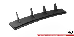 Street Pro Heckschürze Heck Ansatz Diffusor passend für Audi A4 B9 Facelift SCHWARZ