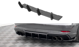 Street Pro Heckschürze Heck Ansatz Diffusor passend für Audi S3 Sportback 8V Facelift SCHWARZ