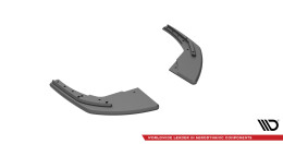 Street Pro Heck Ansatz Flaps Diffusor passend für Audi S3 Sportback 8V Facelift SCHWARZ