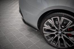 Street Pro Heck Ansatz Flaps Diffusor passend für BMW 4er Gran Coupe M-Paket G26 SCHWARZ