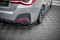Street Pro Heck Ansatz Flaps Diffusor passend für BMW 4er Gran Coupe M-Paket G26 SCHWARZ