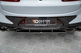 Street Pro Heckschürze Heck Ansatz Diffusor passend für BMW X4 M-Paket G02 M-Paket SCHWARZ