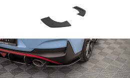 Street Pro Heck Ansatz Flaps Diffusor passend für Hyundai I30 N Fastback Mk3 SCHWARZ