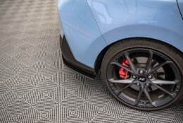 Street Pro Heck Ansatz Flaps Diffusor passend für Hyundai I30 N Fastback Mk3 SCHWARZ