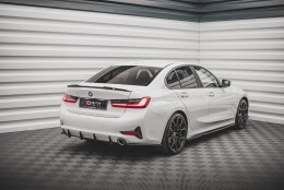 Street Pro Heckschürze Heck Ansatz Diffusor passend für BMW 3er G20 / G21 SCHWARZ