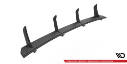 Street Pro Heckschürze Heck Ansatz Diffusor passend für BMW 4er Gran Coupe M-Paket G26 SCHWARZ
