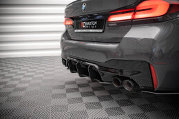 Street Pro Heckschürze Heck Ansatz Diffusor für BMW M5 G90 SCHWARZ