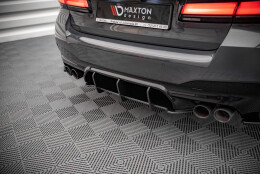 Street Pro Heckschürze Heck Ansatz Diffusor passend für BMW M5 F90 FL SCHWARZ