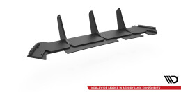 Street Pro Heckschürze Heck Ansatz Diffusor passend für BMW M5 F90 FL SCHWARZ