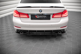 Street Pro Heckschürze Heck Ansatz Diffusor passend für BMW 5er G30 SCHWARZ