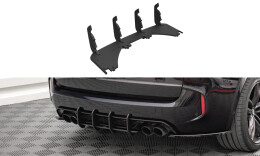 Street Pro Heckschürze Heck Ansatz Diffusor passend für BMW X5 M F85 SCHWARZ