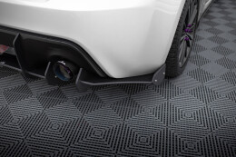 Street Pro Heck Ansatz Diffusor + Flaps für Subaru BRZ Mk1 Facelift SCHWARZ