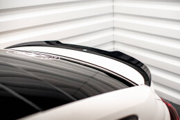 Heck Spoiler Aufsatz Abrisskante für Audi Q4 e-tron Sportback Mk1 schwarz Hochglanz