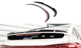 Heck Spoiler Aufsatz Abrisskante passend für Audi Q4 e-tron Sportback Mk1 schwarz Hochglanz