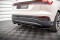 Mittlerer Cup Diffusor Heck Ansatz DTM Look für Audi Q4 e-tron Sportback Mk1 schwarz Hochglanz